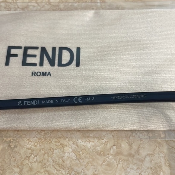Fendi Blue Crystal Cat EyeSunglasses main image 13